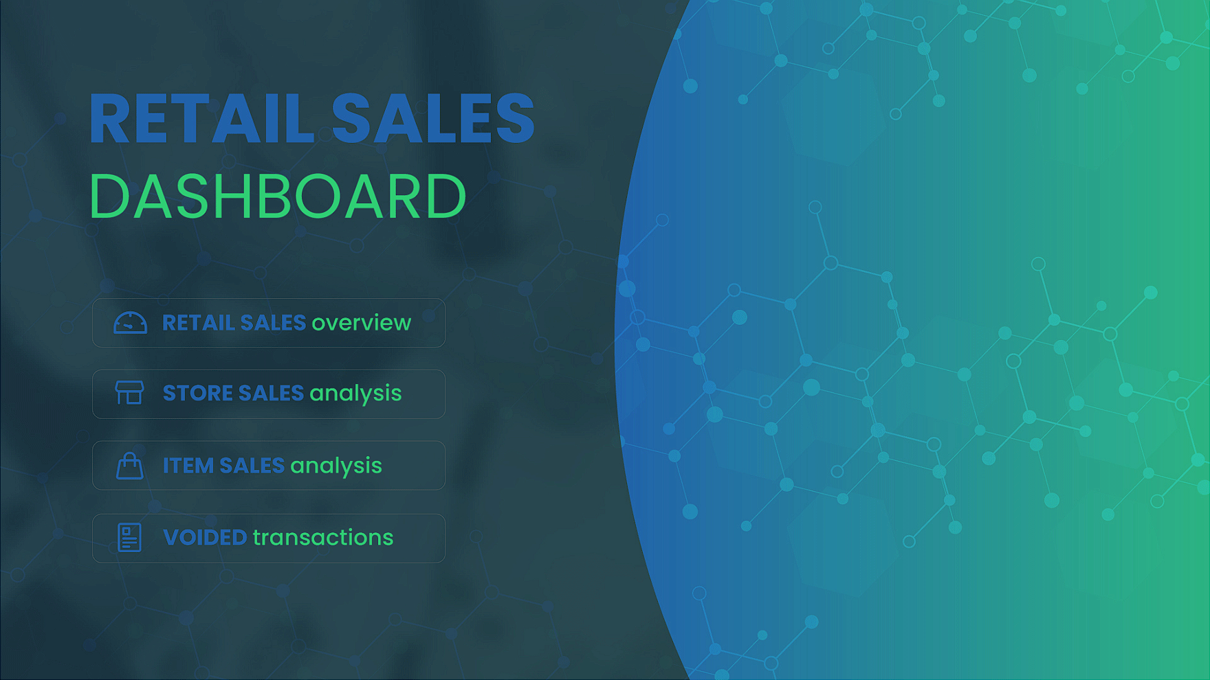 retail sales dashboard