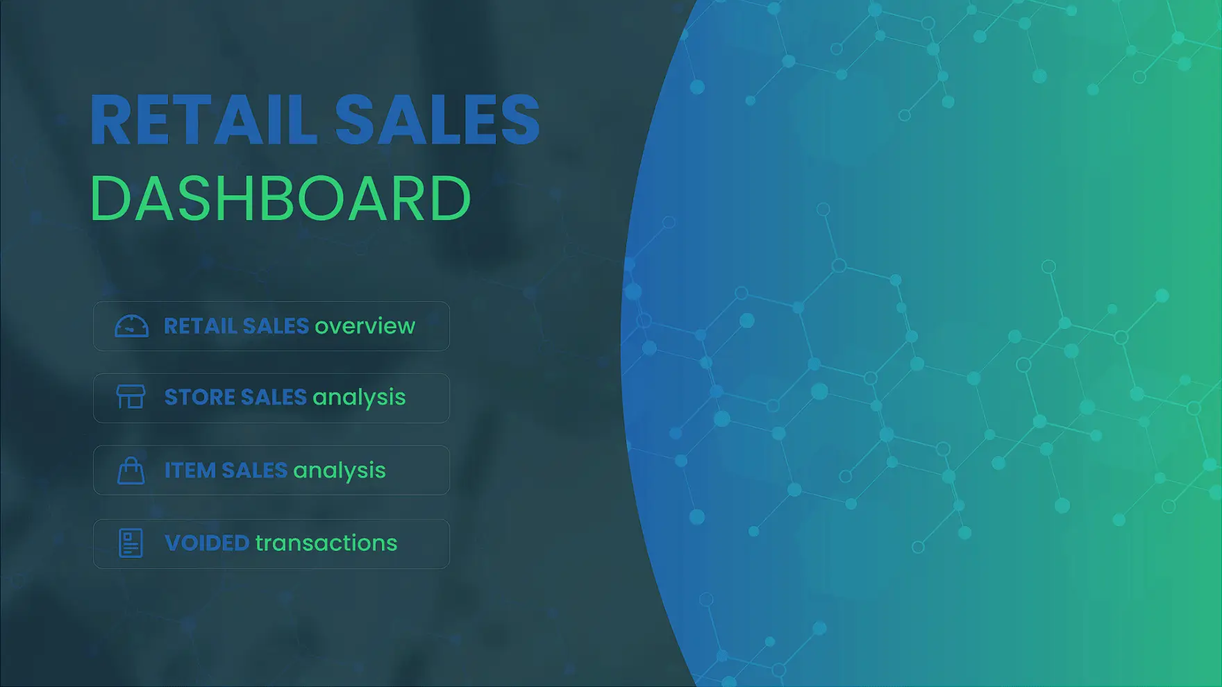 retail sales dashboard