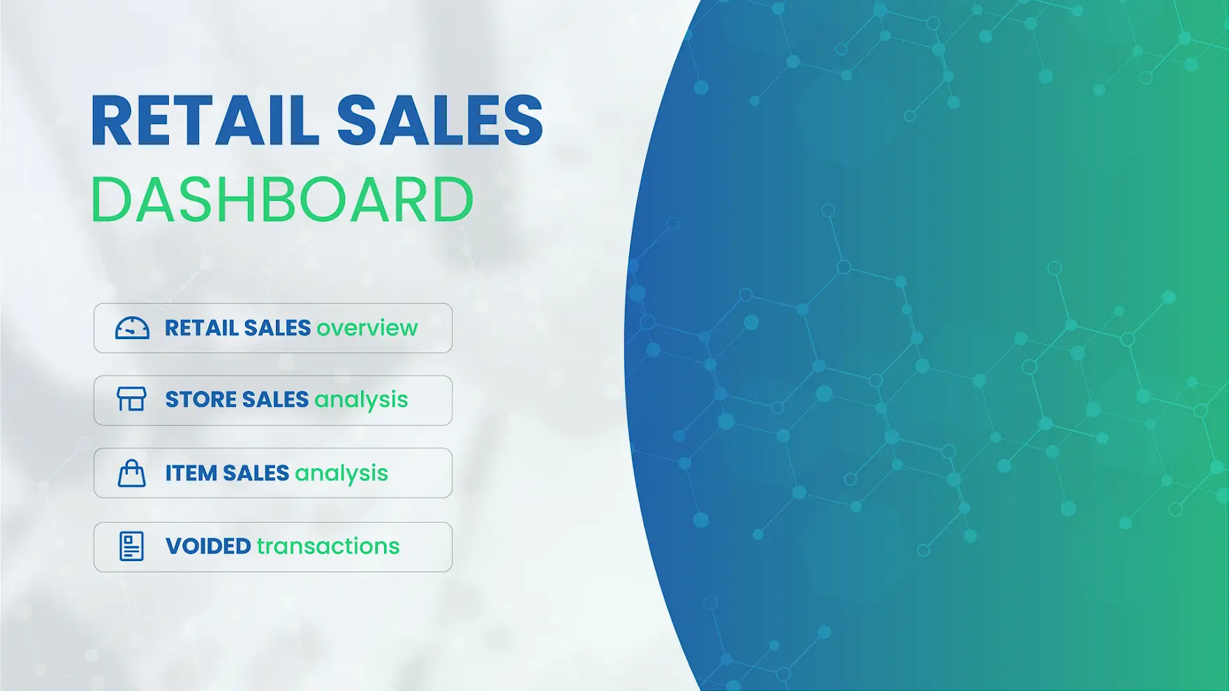 retail sales dashboard