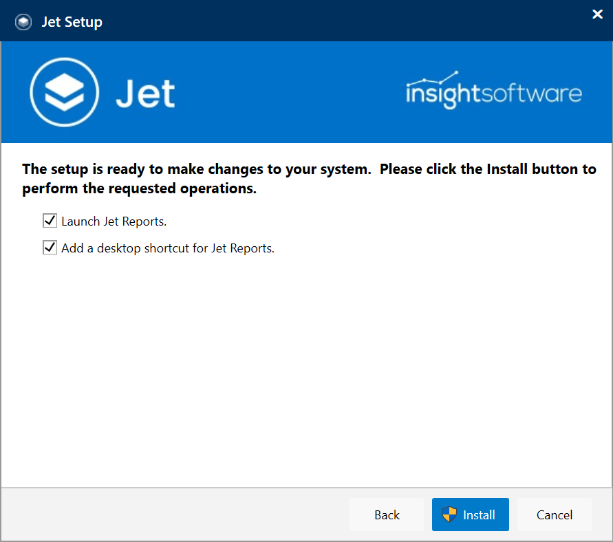 install jet reports