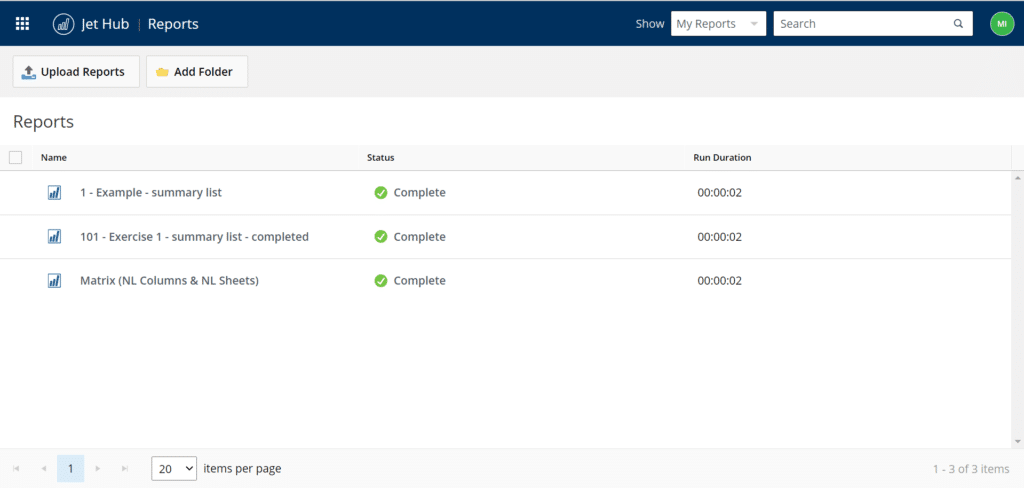 How to Run Reports In Jet Hub - Global Data 365