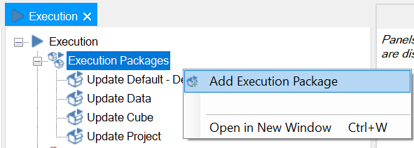execution package