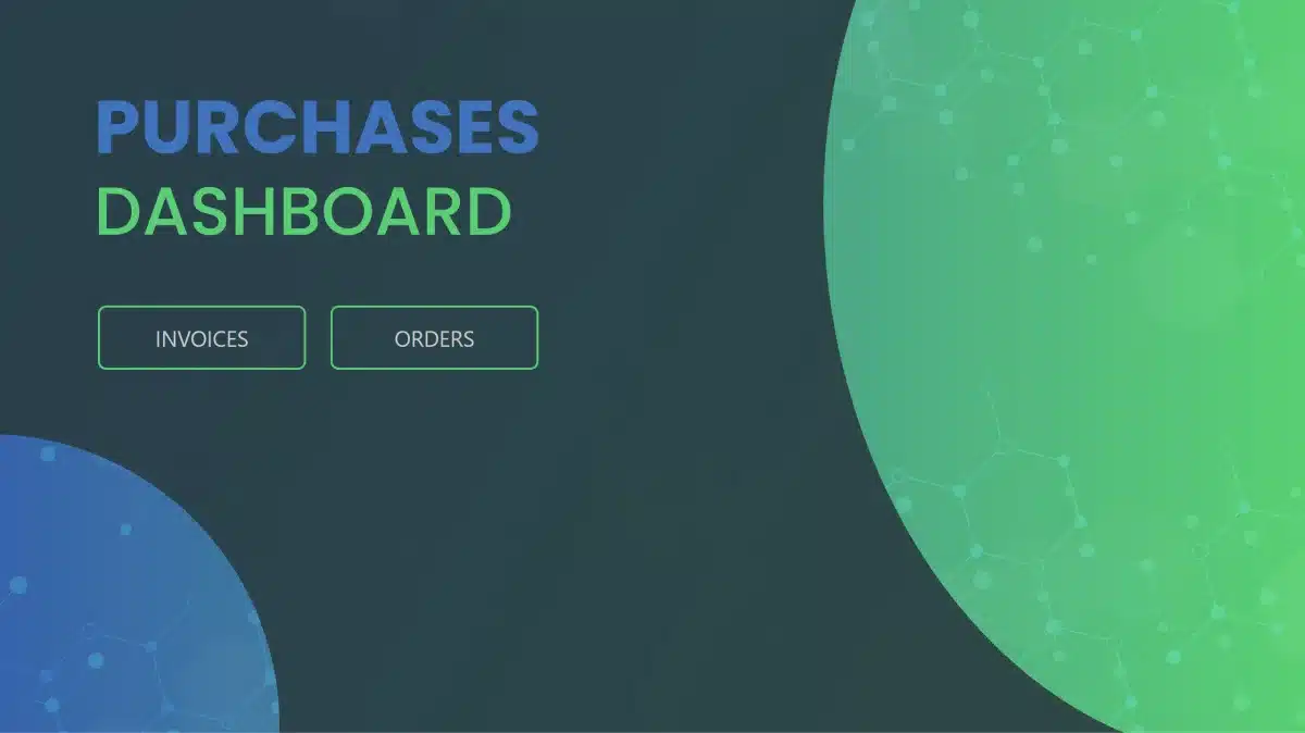 purchases dashboard procurement dashboard