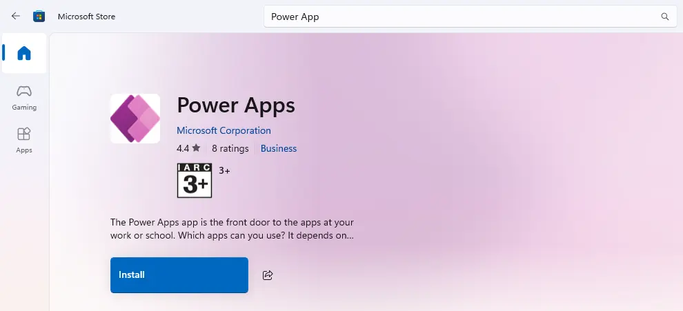 power apps download