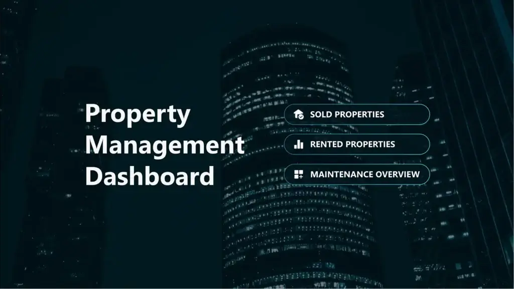 property management dashboard