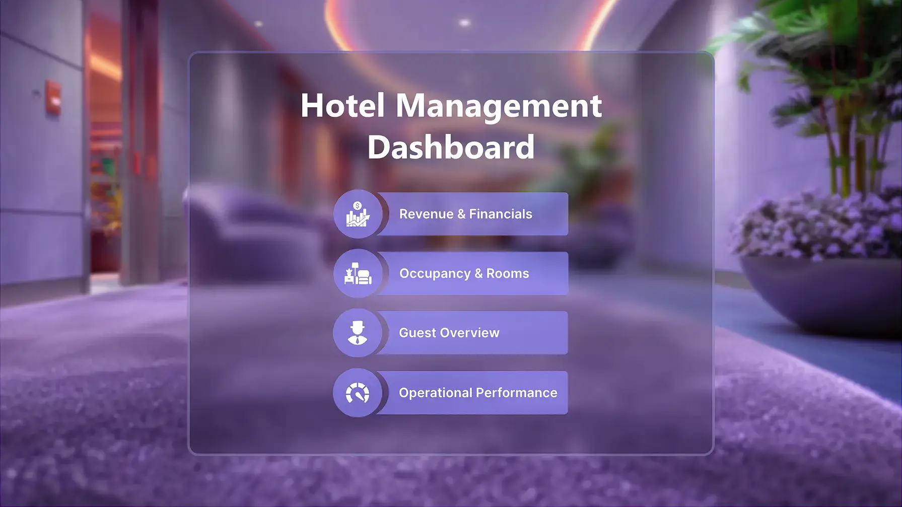 hotel management dashboard power bi
