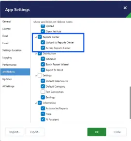 access reports center