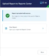 reports center view
