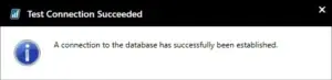 test connection for data source