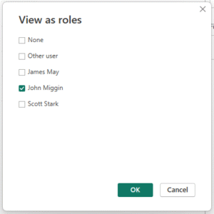 assigning roles in power bi