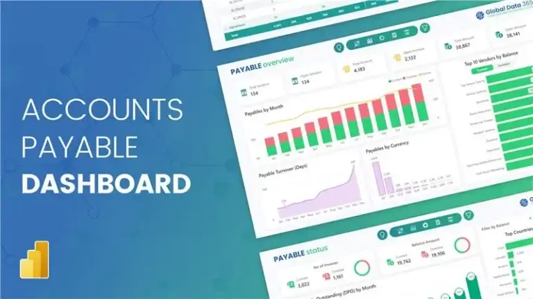 Accounts Payable Dashboard Power BI
