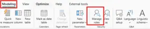 Power BI Desktop roles