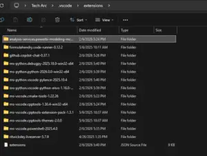 vs studio pbi extension