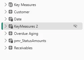 key measure table