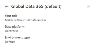 connecting power apps to dataverse