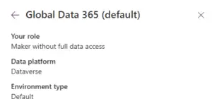 connecting power apps to dataverse