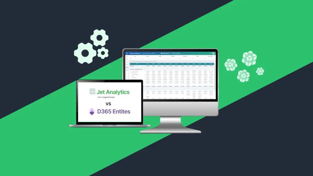 Jet Analytics vs D365 Data Entities