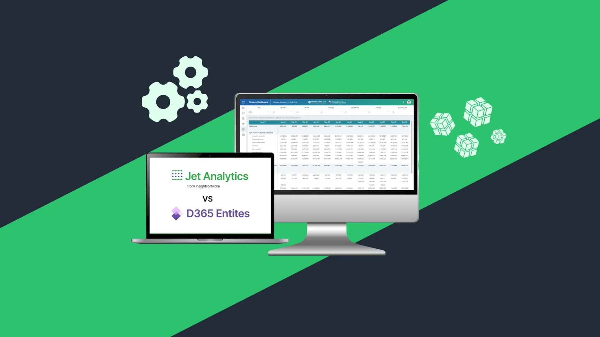 Jet Analytics vs D365 Data Entities 